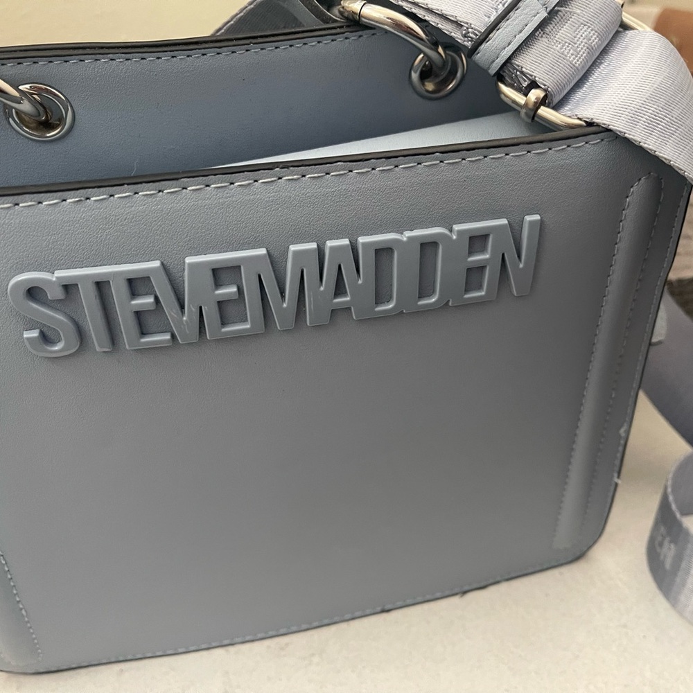 Steve Madden Slate Gray Shoulder Bag